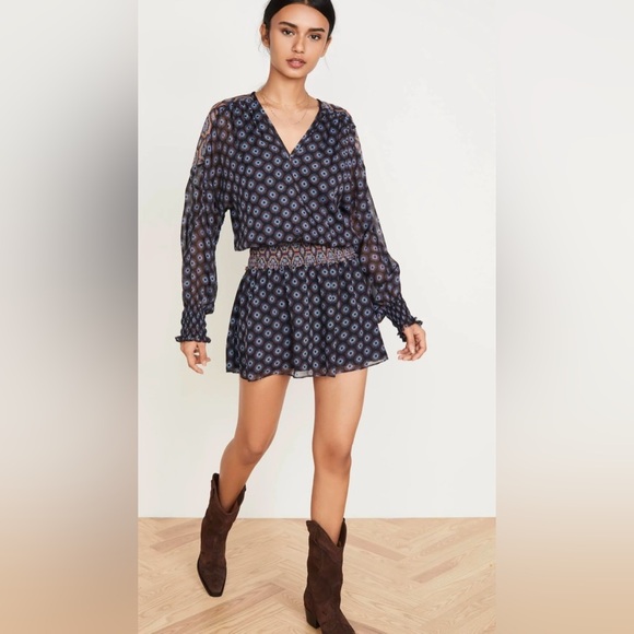 Ramy Brook Dresses & Skirts - RAMY BROOK NY long sleeve silky dress